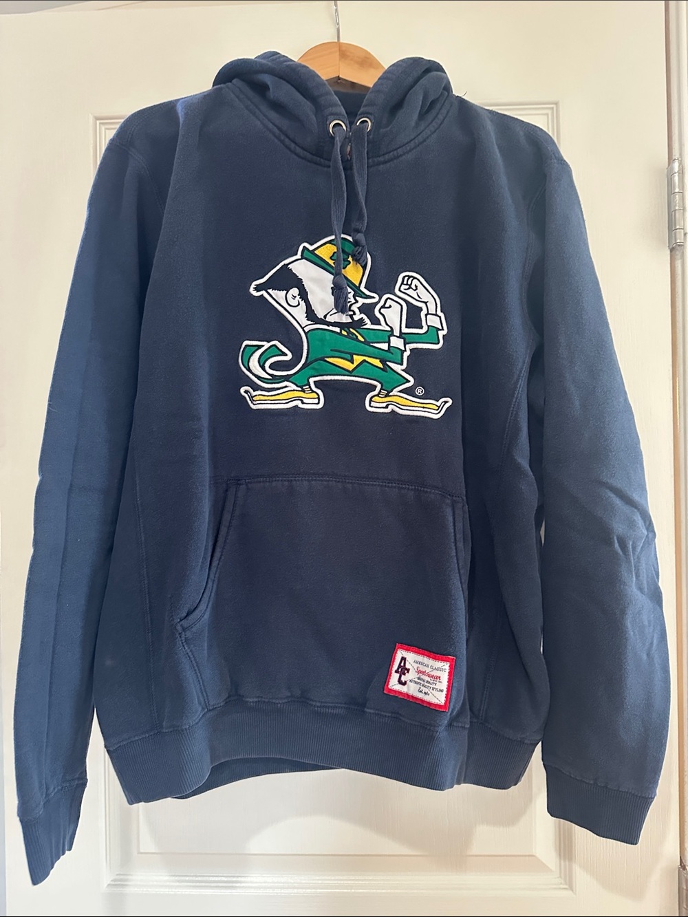 Vintage Notre Dame Fighting Irish Navy Hoodie
